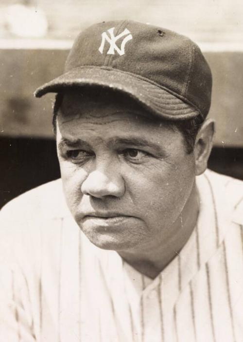 Babe Ruth Portrait photograph, between 1920 and 1934