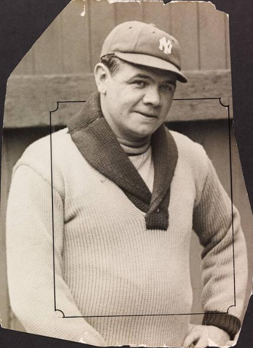 Babe Ruth Portrait photograph, between 1920 and 1922