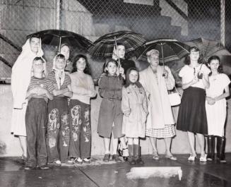 Babe Ruth Fans Keeping Vigil photograph, 1948 August 11