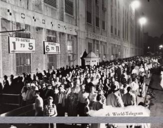 Babe Ruth's Wake Service at Yankee Stadium photograph, 1948 August 17