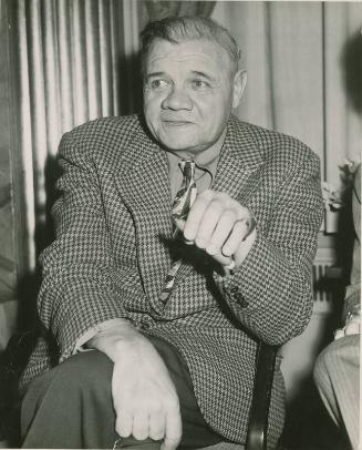 Babe Ruth Portrait photograph, 1947 April 07