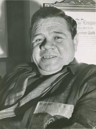 Babe Ruth Portrait photograph, 1940