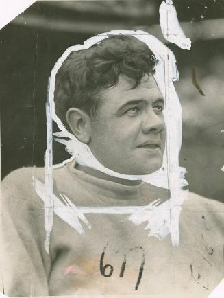 Babe Ruth Portrait photograph, probably 1923