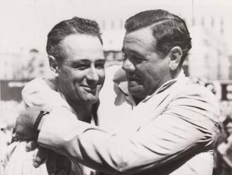 Babe Ruth and Lou Gehrig photograph, 1939 July 04