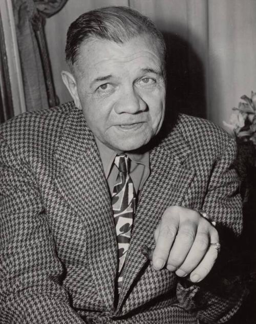 Babe Ruth photograph, 1947 April 07