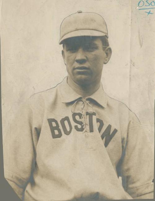 Tris Speaker Standing in Uniform photograph, 1907 or 1909