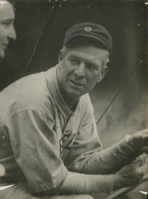 Tris Speaker Sitting in Uniform photograph, 1925 August 06