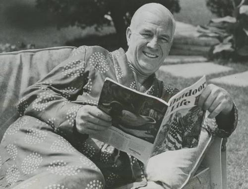 Tris Speaker Relaxing photograph, 1942 July 31