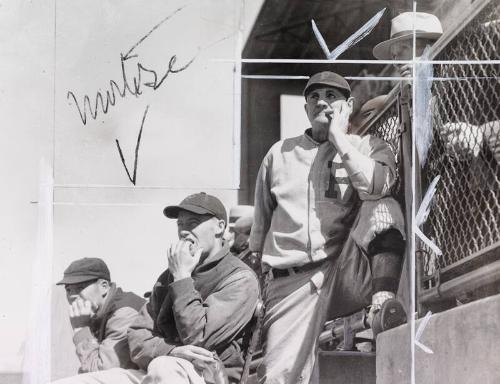 Honus Wagner photograph, 1933 March 25