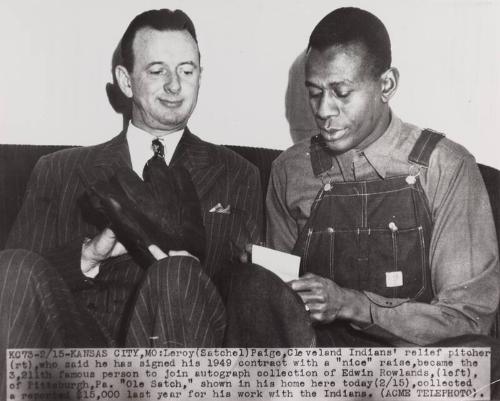 Satchel Paige photograph, undated