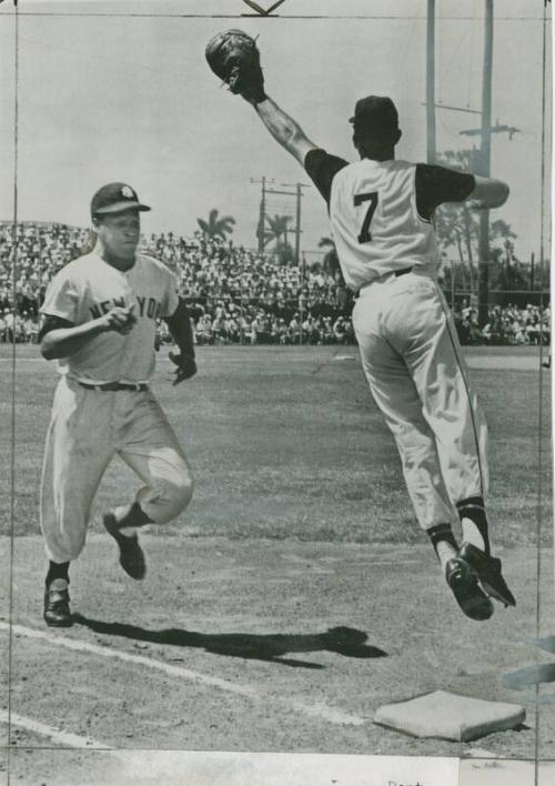 Elston Howard and Dick Stuart photograph, probably 1961