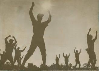 Houston Astros Warming Up photograph, undated