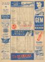 Brooklyn Dodgers versus Philadelphia Phillies scorecard, 1950 April 18