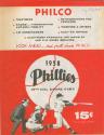 San Francisco Giants versus Philadelphia Phillies scorecard, 1958 May 27