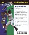 Atlanta Braves Spring Training program, 2001