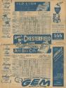 Boston Red Sox versus New York Yankees scorecard, 1948 August 11