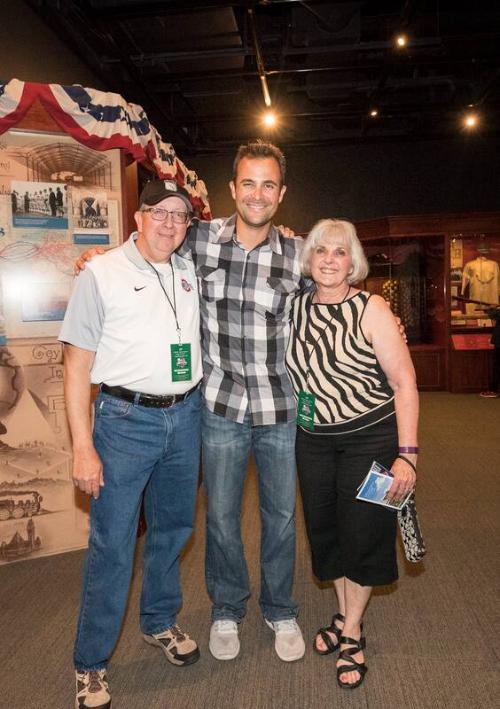 Visitors at the National Baseball Hall of Fame and Museum photograph, 2017 May 26