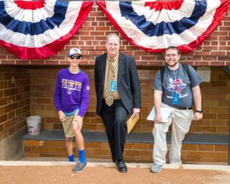 Dylan Drolette, John Horne, and Unidentified Volunteer photograph, 2017 May 27