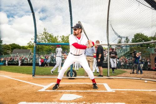 Wade Boggs Taking Batting Practice photograph, 2017 May 27