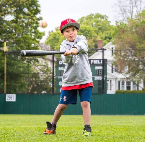 Cooperstown Classic Clinic Participant Batting photograph, 2017 May 26