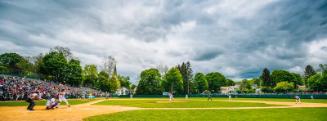 Hall of Fame Classic Game Action photograph, 2017 May 27