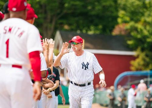 Goose Gossage Greeting his Team photograph, 2017 May 27