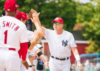 Goose Gossage Greeting his Team photograph, 2017 May 27