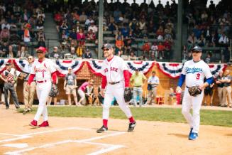 Ozzie Smith, Wade Boggs, and Steve Sax on the Field photograph, 2017 May 27