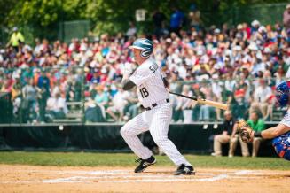 Cory Sullivan Batting photograph, 2017 May 27