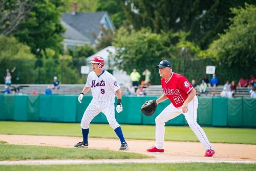 Todd Zeile and Wally Joyner on the Field photograph, 2017 May 27