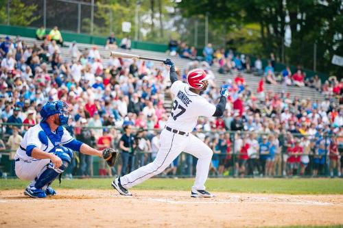 Craig Monroe Batting photograph, 2017 May 27