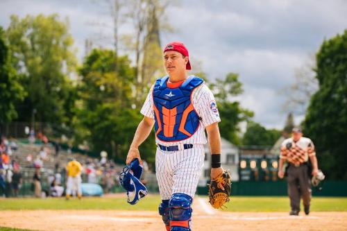 Todd Zeile on the Field photograph, 2017 May 27