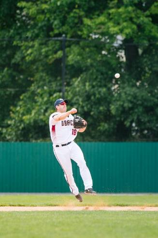 Willie Bloomquist Fielding photograph, 2017 May 27