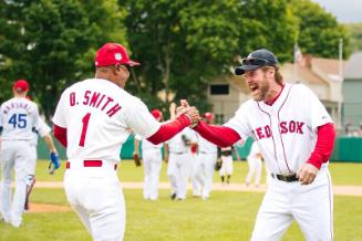 Ozzie Smith and Wade Boggs on the Field photograph, 2017 May 27