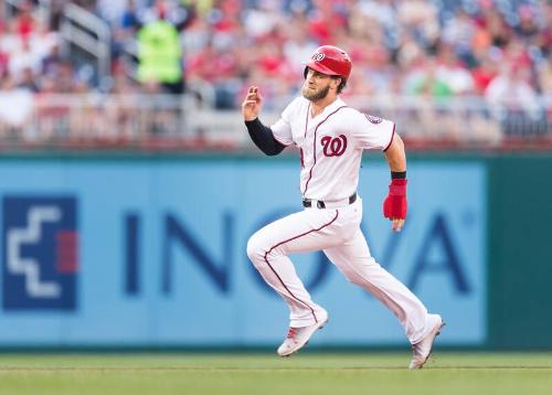 Bryce Harper Baserunning photograph, 2017 June 12