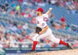 Stephen Strasburg Pitching photograph, 2017 June 12