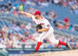 Stephen Strasburg Pitching photograph, 2017 June 12