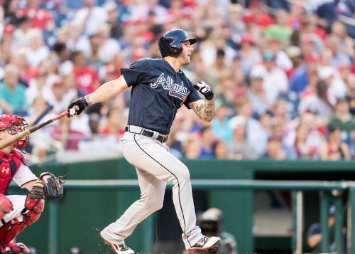 Matt Adams Batting photograph, 2017 June 12