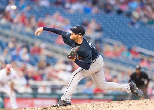 Mike Foltynewicz Pitching photograph, 2017 June 12