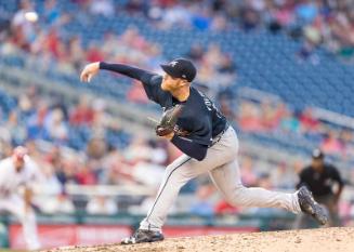 Mike Foltynewicz Pitching photograph, 2017 June 12