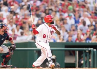 Brian Goodwin Batting photograph, 2017 June 12