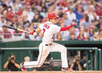 Trea Turner Batting photograph, 2017 June 12