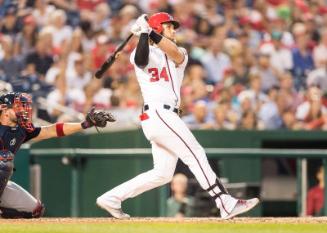 Bryce Harper Batting photograph, 2017 June 12