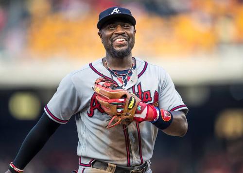 Brandon Phillips Smiling photograph, 2017 June 14