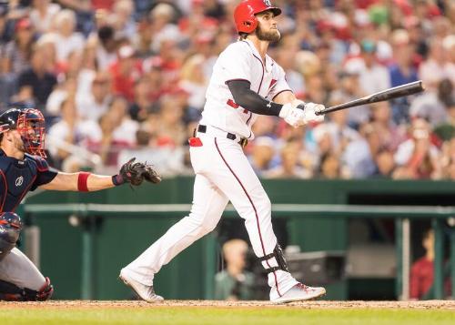 Bryce Harper Batting photograph, 2017 June 12