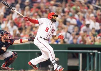 Brian Goodwin Batting photograph, 2017 June 12