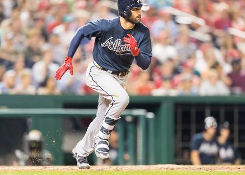 Nick Markakis Baserunning photograph, 2017 June 12