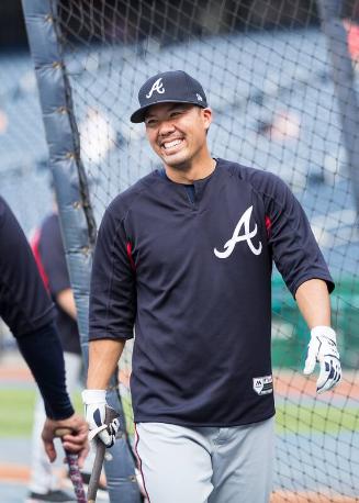 Kurt Suzuki during Batting practice photograph, 2017 June 12