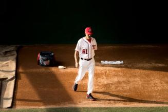 Mike Maddux in the Bullpen photograph, 2017 June 12