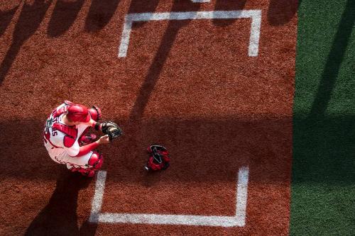 Matt Wieters in the Bullpen photograph, 2017 June 12